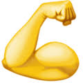 Flexed Biceps Emoji Biceps Bicep Muscle Flex
