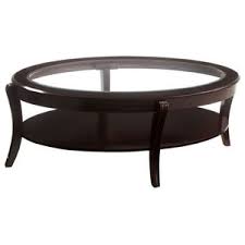 Magnussen ino wood and glass oval cocktail table with casters. Fusion Round Cocktail Table Transitional Coffee Tables By Bassett Mirror Co Houzz