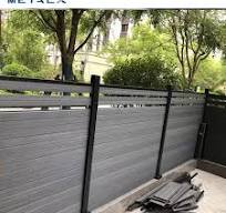 WPC Ranch Rail Fencingwpc Outdoor Fence Post WPC Cheap Privacy Wood Plastic  Composite Fence