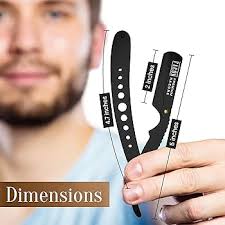 100 Razor Blades + Professional Facón Classic Traditional Barber Razor