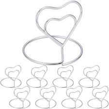 I love hosting dinner parties. Buy Chuangdi 20 Pieces Wire Place Card Holder Metal Card Holder Stand Wedding Name Place Holder For Weddings Dinner Parties Food Signs Style 3 Silver Color Online In Turkey B07r6h64yp