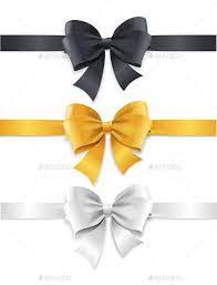 Luxury Bows And Ribbons Set Vector Ribbon Png Bows Ribbon
