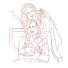 Anak ibu hitam dan putih gambar unduh gratis imej 100331046 format. Ibu Bapa Ibu Bapa Anak Interaksi Pelukan Ibu Garis Gambar Png Percuma Elemen Grafik Psd Percuma Muat Turun Pikbest