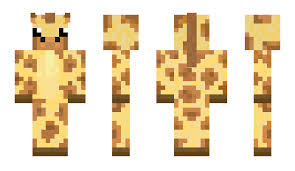 Giraffe in a suit minecraft skin. Giraffe Minecraft Skin
