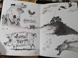 If this isn't an opening line for the ages, i don't know what is. Chris Mould On Twitter Really Pleased To Be Working On George Orwell S Animal Farm With Faberchildrens Here Is A Sketchbook Moment More To Come Https T Co Fystymyloe