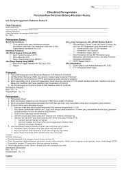 Surat pernyataan bermaterai tentang keabsahan dokumen yang dilampirkan, ditandatangani oleh direktur utama/penanggung jawab perusahaan. Checklist Persyaratan