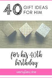 From classic 40th gifts to unique gift ideas, whatever vibe you're going for we've got you covered. Gifts For Him 40 Gift Ideas For His 40th Birthday In 2021 40th Birthday Gifts Husband 40th Birthday 40th Birthday Ideas For Men Gift