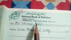 The categories include type of item, and if it is a cheque, where it is from such as a local bank or a state if the bank is not local. How To Fill Nbp Check