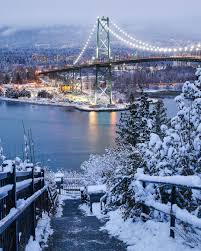 Vancouver On Instagram The Snow S Back And We Re Not Upset About It Photo Sjseto Vancouver Stanley Park Vancouver Lions Gate
