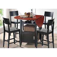 Dayton Drop Leaf Pub Table With 4 Counter Stools Kitchen Table Settings Pub Table Sets Pub Table