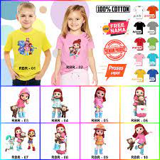 Gambar hitam putih rainbow ruby. Baju Kaos Anak Dan Dewasa Rainbow Ruby Couple Free Nama Shopee Indonesia