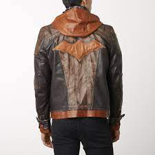 Batman Weathered Leather Jacket Brown Leather Jacket Brown Leather Jacket Jackets