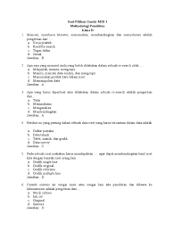 Untuk menemukan jawabannya silahkan blok semua tulisan pada pilihan gandanya, nanti akan terlihat salah satu jawabannya yang dianggap. Top Contoh Soal Pilihan Ganda Telephone Handling Cute766