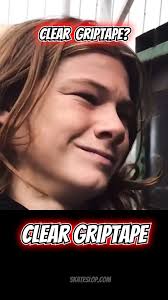 ❓LEGIT OR NOT❓, "How do you feel about clear griptape?", That’s the  question, and the skater doesn’t hold back—"It’s not natural. That’s not  what skating is.", We clipped this raw little moment ...