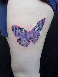 Pin By Michelle On Tattoo Wishlist Butterfly Tattoos For Women Tiger Butterfly Tattoo Purple Butterfly Tattoo