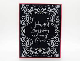 Fill the blank birthday card. Happy Birthday Card Blank Card And Envelope Foil Card Blank Greeting Cards Handmade Cards Birthday Wishes Card A2 Card