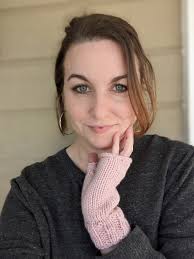 Hand Knitted Personalized Fingerless Mittens Gloves for Her, Customizable  Colors