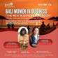 Bali Women in Business: The New Business Playbook