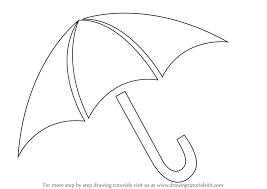 Free online drawing application for all ages. Learn How To Draw An Umbrella Easy Everyday Objects Step By Step Drawing Tutorials