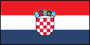 Este es un país que pertenece a la unión europea y se sitúa cerca de hungría y serbia. Bandera De Croacia