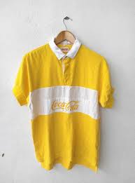 Black And Yellow Rugby Shirt Pin On Coca Cola Rugby Shirt