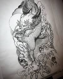 Peonies feature heavily in japanese tattoo design because the flower is of great significance to the culture. The Best 15 Black And White Sketches Of A Tattoo Japanese Tattoo Art Magic Tattoo Dragon Tattoo Designs