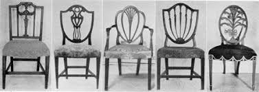 Hepplewhite Combined Straight Lines And Bold Curves Chair Furniture Pastel Furniture