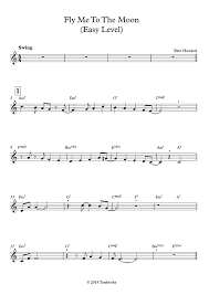 Download fly me to the moon sheet music for trombone (very easy level) by sinatra. Fly Me To The Moon Easy Level Tenor Sax Frank Sinatra Saxophone Sheet Music