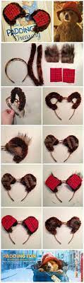 Diy Paddington Bear Ears Headband Paddingtonmovie Dollar Store Crafts Ear Headbands Diy Baby Stuff