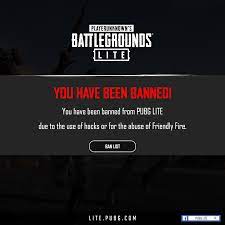 Pubglite Ban Notice Here Is The Amount Of Permanent Facebook