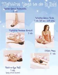 Nighttime Yoga To Do In Bed A Nice Little Relaxer To Help Calm You Down The Night Night Time Yoga Easy Yoga Sleep Yoga