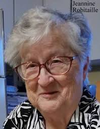 28-11-2024: Géné/Alfred Larocque-Marie-Anne Robitaille. Décès le 28-11-2021  de JEANNINE ROBITAILLE, épouse de Claude Ferron, fille de Joseph Honoré  Robitaille et de Donalda Fortin. J'ai eu le plaisir de rencontrer Jeannine  lors de