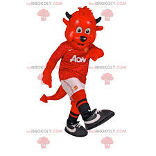 On to a nice f1 weekend! Rode Duivel Mascotte En Grappig In Voetbalkleding Besnoeiing L 175 180 Cm