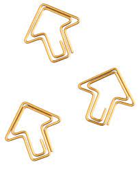 These Gold Arrow Paper Clips 4 Paper Clips Desk Accessories Paper Clip
