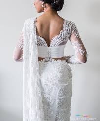 Bridal Saree Indian Sri Lankan Design Inspired Beautiful Chic Love The Details Blouse Designs Sari Blouse Designs Indian Outfits