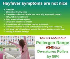 Hayfever 1 In 4 People Suffer With Hayfever The Unique Pollergen Formula Treated Blind Will De Nature Up To 50 How To Pop Ears Sinus Congestion Watery Eyes