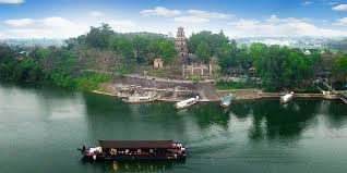 Thien Mu Pagoda Hue, Vietnam - an ancient sacred symbol of Hue City