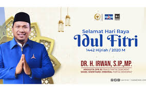 Panduan shalat idul fitri 1422 h. H Irwan Mengucapkan Selamat Hari Raya Idul Fitri 1422 H Dr H Irwan S Ip Mp Untuk Kaltim