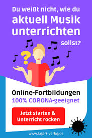 Unterricht Wahrend Corona Online Fortbildung Fur Musiklehrer Innen In 2020 Fortbildung Unterrichtsplanung Unterrichten