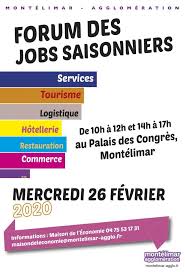 Forum Des Jobs Saisonniers Le 26 Fevrier Montelimar Agglomeration