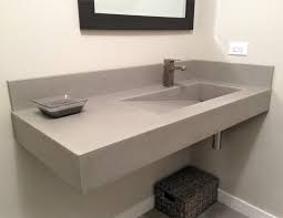 floating concrete ada sink by trueform