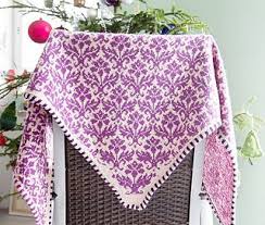 thistle pattern double knitting patterns diy crochet