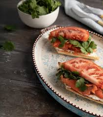 Smoked Salmon and Goat Cheese Sandwich – edible MAINE