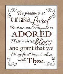 Be Present At Our Table Lord Full Verse Novelty Sign Whimsy Diy Projects