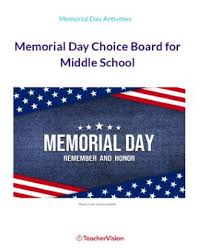 Unlimited bulletin board members, threads, and discussions. Memorial Day Printables References K 12 Resources Teachervision