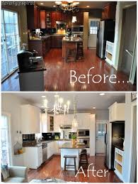 Remodelaholic How New Lighting And Paint Brightened Up A Dark Kitchen Updated Kitchen Home Home Decor