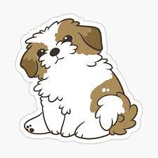 Brown Stickers Cute Stickers Dog Stickers Animal Stickers