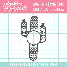 Download Cactus Monogram Pigskins Pigtails