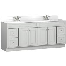 Or replace the whole vanity. Briarwood Highpoint 72 W X 21 D Bathroom Vanity Cabinet At Menards