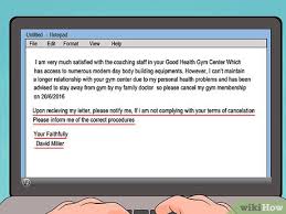 The cancellation letter also worked as an information letter directly by the customer. How To Get Out Of A Gym Contract 11 Steps With Pictures